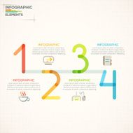 Modern infographics options banner N67