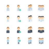 People icons set N3