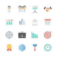 Business icons set N9