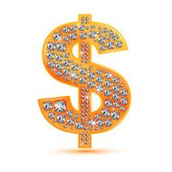 diamond dollar icon