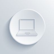 Vector modern light circle icon N2