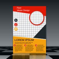 Flyer vector template N3