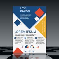 Brochure cover abstract design N2