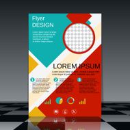 Brochure cover abstract design N4