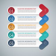 Modern arrow infographic design template