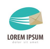 message vector logo design template mail or email icon