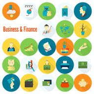 business and finance icon set N62