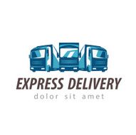 truck vector logo design template traffic or delivery icon N2