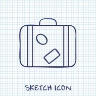Luggage vector icon N5