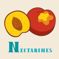 N for nectarines