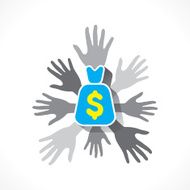 saving money concept design