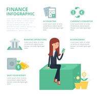 Finance infographic vector illustration