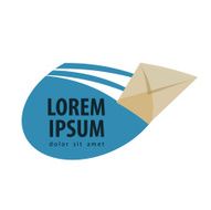 mail vector logo design template email or post office icon