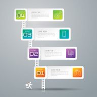 Infographic design template and marketing icons N20