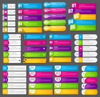 Collection of Infographic Templates for Business Vector Illustra N7