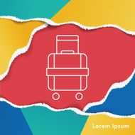 suitcase line icon N5