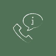 Customer service icon drawn in chalk N2