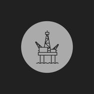 Oil platform icon N10