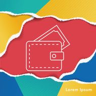 wallet line icon N5