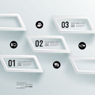 Modern business design for template infographic website symbol N8