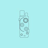 Retro Movie camera