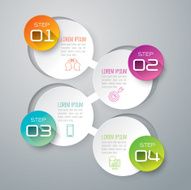 Infographic design template and marketing icons N21