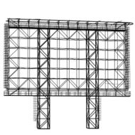 Silhouette of Steel structure billboard Vector illustration N4