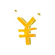 cartoon yen symbol