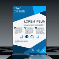 Brochure cover vector template N2