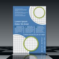 Brochure cover abstract design N11