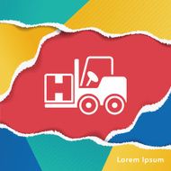 logistics truck icon N2