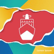 logistics ship icon N2