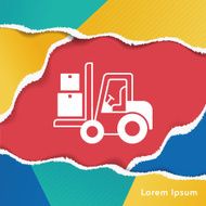 logistics truck icon N6