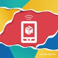 logistics freight phone icon