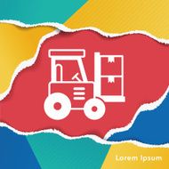 logistics truck icon N8