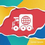 logistics truck icon N9