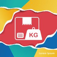 logistics freight weight icon N3