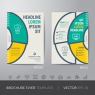 business brochure flyer design layout template in A4 size with N5