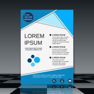 Brochure cover abstract design N13