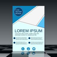 Brochure cover abstract design N14