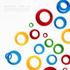 Vector colorful circle N4