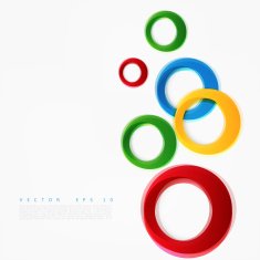 Vector colorful circle N5