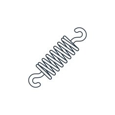 Vector icon of spring N4