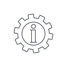 Technical information web icon vector illustration N4