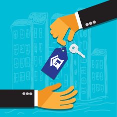 seller holds key for car and gives to buyer N2
