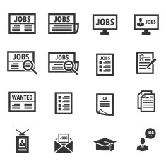 Job icon Vector EPS10