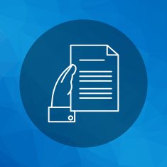 Hand holding document