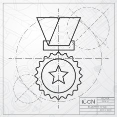 Flat medal N2