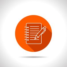 Notebook with pen icon N2