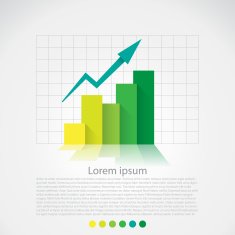 Flat design chart N2